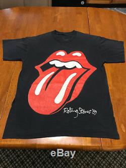 Vintage Rolling Stones 1989 Steel Wheel Tour Concert T-Shirts, with ticket stubs