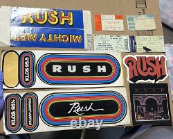 Vintage Ruch Concert Ticket Stub & Sticket Lot 1986 1990 1994 2010 Avalon