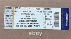 Vintage Ruch Concert Ticket Stub & Sticket Lot 1986 1990 1994 2010 Avalon