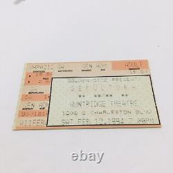 Vintage SEPULTURA Thrash Metal Concert Ticket Stub Las Vegas 2/12/94 RARE