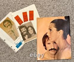 Vintage Sonny & Cher Concert Program & 3 Ticket Stubs 1972, San Antonio