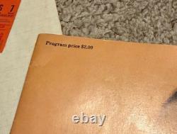 Vintage Sonny & Cher Concert Program & 3 Ticket Stubs 1972, San Antonio