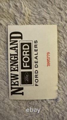 Vintage THE CURE Concert Ticket Stub Dec 2 1997 Orpheum Boston WBCN Xmas