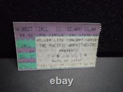 Vintage VAN HALEN 1993 Concert Ticket with Pass PACIFIC AMP Right Here RightNOW