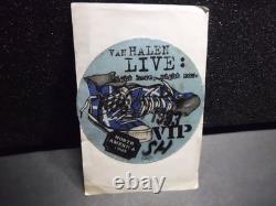 Vintage VAN HALEN 1993 Concert Ticket with Pass PACIFIC AMP Right Here RightNOW