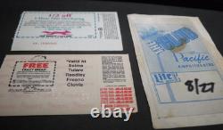 Vintage VAN HALEN 1993 Concert Ticket with Pass PACIFIC AMP Right Here RightNOW