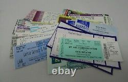 Vintage Variety Concert Ticket Stubs Lot Of 80's 2010's