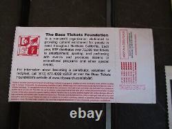 Vtg 1992, 1997 MEGADETH Concert Ticket Stub Lot, 3 Tickets, Cow Palace