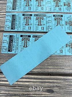 Vtg Concert Ticket Stub The Harlem Globetrotters December 13 1969 Lot Of 4