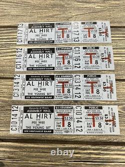 Vtg Concert Ticket Stub Unused Al Hirt With Pee Wee And The Young Set 1969 Lot
