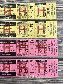 Vtg Fred Waring And The Pennsylvanians Oct 1965 Concert Ticket Stub Unused Lot
