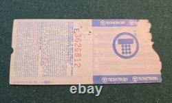 Vtg RUSH Concert Ticket Stub, Nov 20, 1982, Rosemont Horizon Chicago Misprint