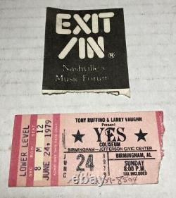 Vtg Rock Concert Ticket Stubs Van Halen Prince Cheap Trick Heart ZZ Top 70s 80s