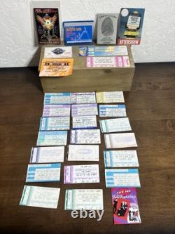 Vtg concert tickets stubs/ passes grateful Dead, 90s grunge, 80s rock&more! 29