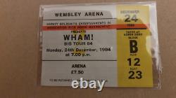 WHAM Big Tour 84 Wembley Arena concert ticket stub. MINT condition