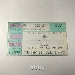 Weezer KNDD Seattle Washington WA Concert Ticket Stub Vintage March 1995