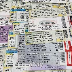Widespread Panic Concert Ticket Stub Lot of 39 Atlanta Seattle Raleigh 2003+
