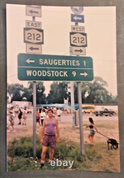 Woodstock Ticket Stub & 5 Concert Snapshots Real Pictures Original