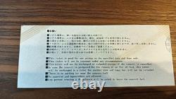 YES 1973 Japan concert ticket stub Vintage