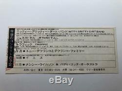 YOKO ONO JOHN LENNON BEATLES Concert Ticket Stub August 11, 1974 TOKYO JAPAN